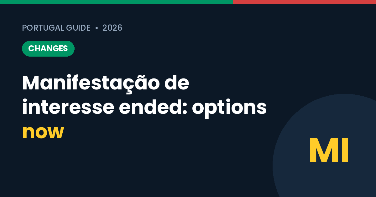 Manifestação de Interesse Has Ended: What Are the Options Now?